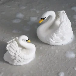 Natruba Badeleget�j svane-hvid-stor