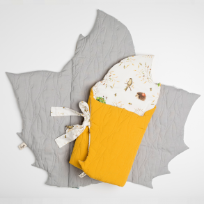 Layette  Baby Tppe af bambus og antiallergisk ndbart silikone nonwoven.  - Blad