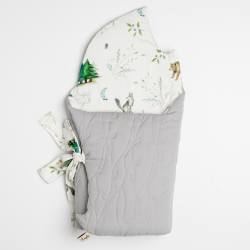 Layette  Baby Tppe af bambus og antiallergisk ndbart silikone nonwoven.  - Blad