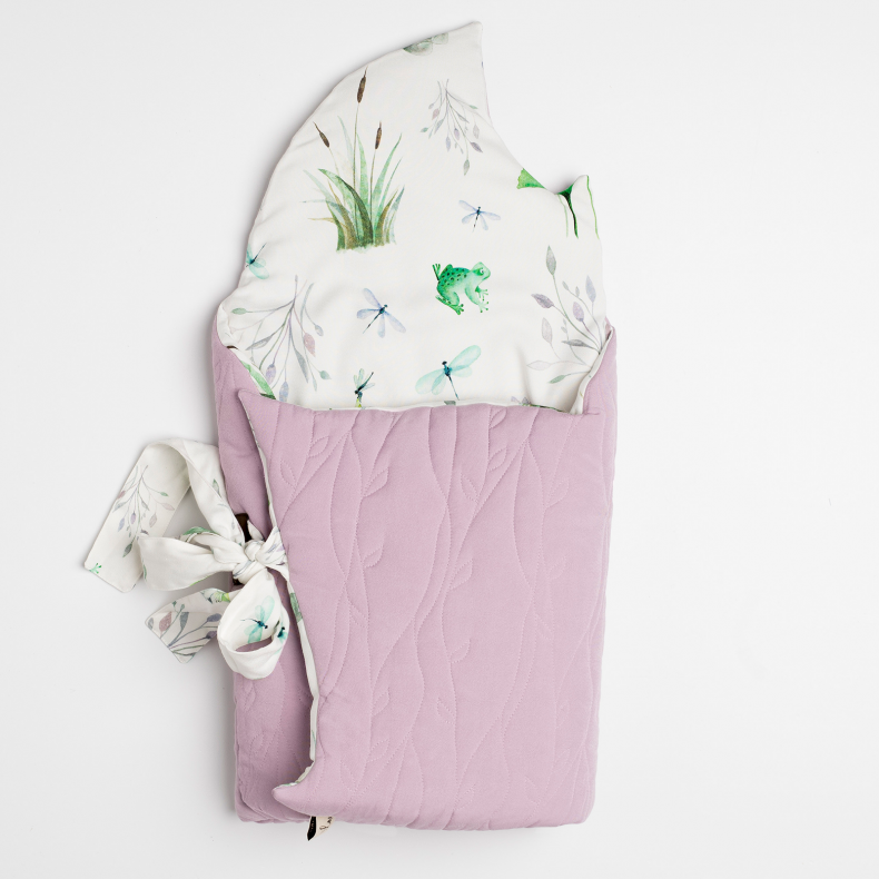 Layette  Baby Tppe af bambus og antiallergisk ndbart silikone nonwoven.  - Blad