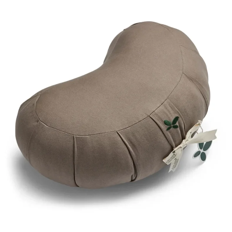 Cocoon meditationspude-Halvm�ne- kapok Zafu-Cool Gray