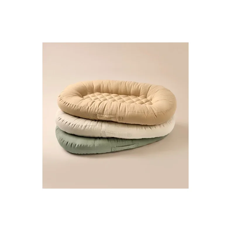 Cocoon baby lounger, Amazing Maize - Foggray