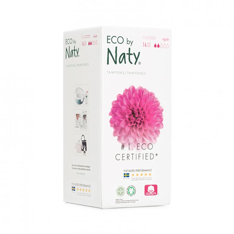 Eco by Naty kologiske Tamponer med indfringshylster