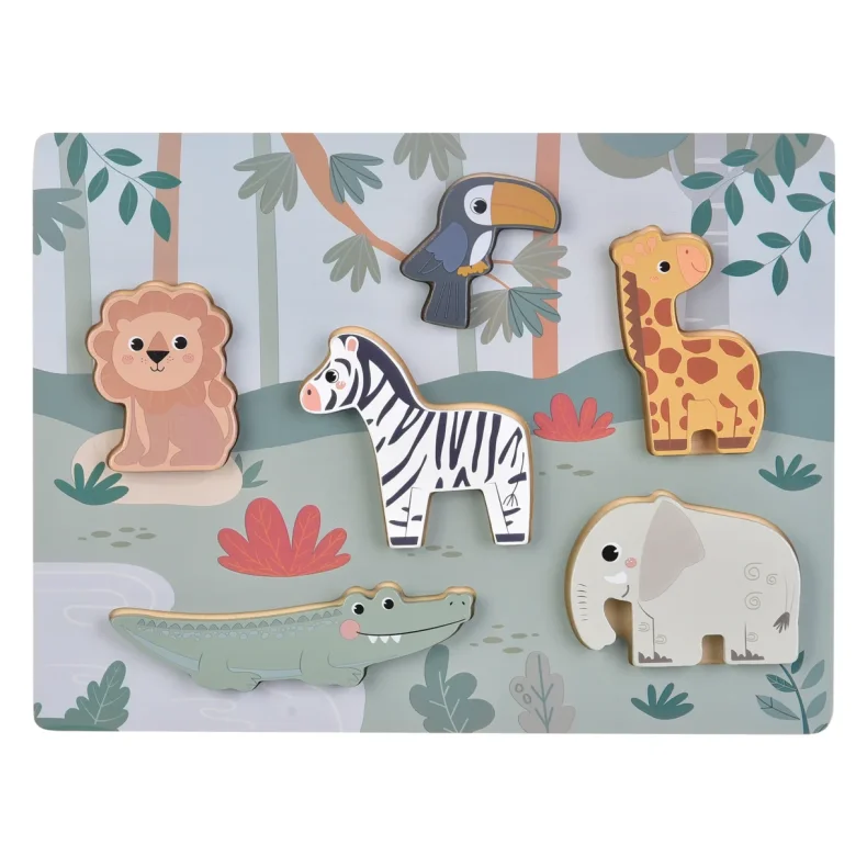 Kinder and Kids puslespil-Jungle