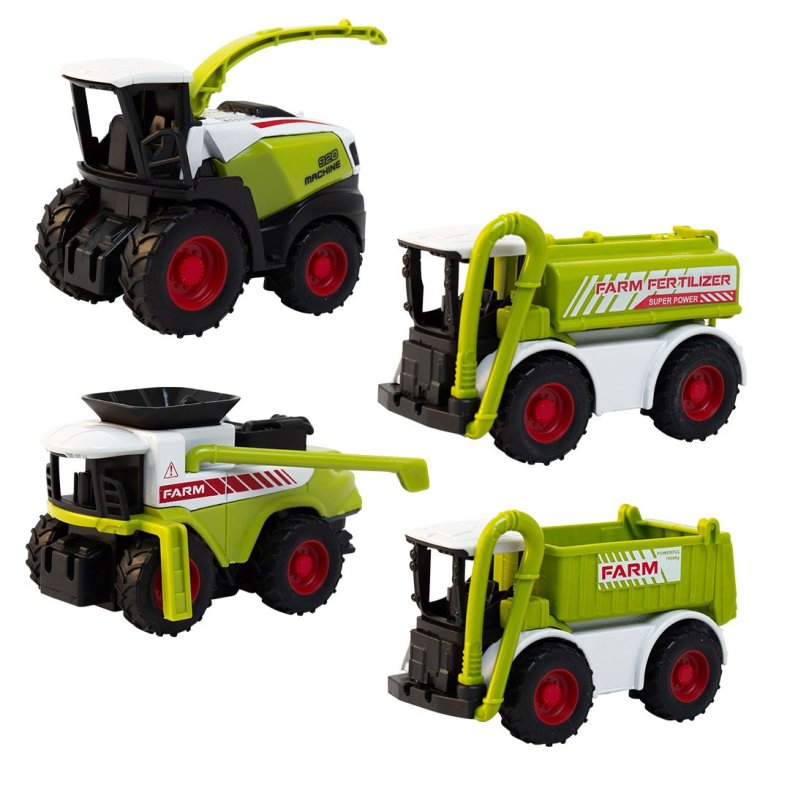 Magni - Leget�js Landbrugsmaskine Med Pull Back - Assorteret - 1 Stk.
