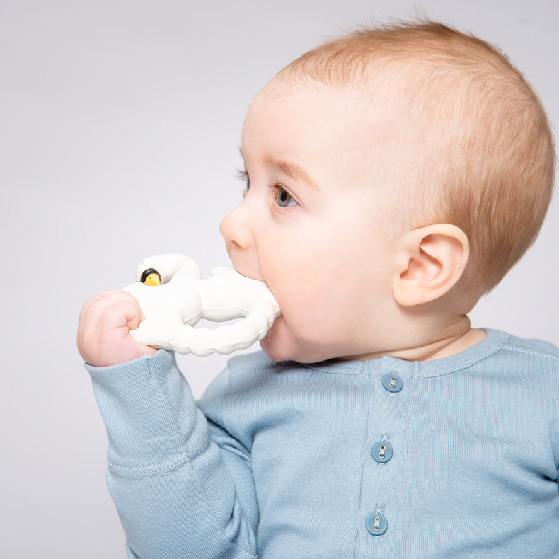 Natruba Bidering svane - hvid