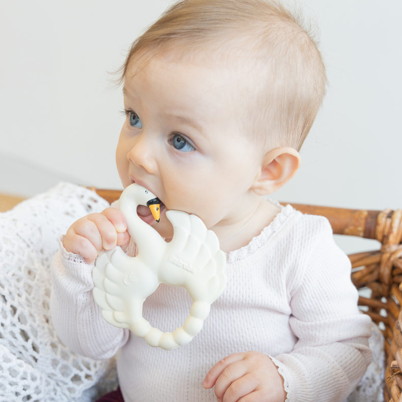 Natruba Bidering svane - hvid