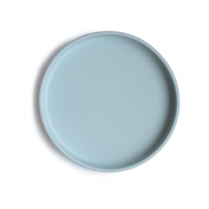 Mushie silikone tallerken Powder Blue 