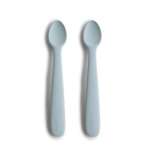 Mushie Baby Skeer 2-pak - Powder Blue 