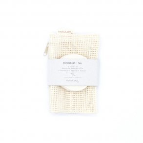 Pargaard rondelst 5 pk og kologisk vaskepose - Naturhvid