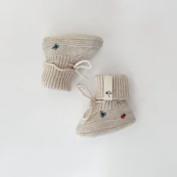 Saga copenhagen Babyfutter-kologisk bomuld-creme med boderier- 6-9 mdr