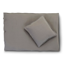 Cocoon kologisk sengetj baby - Wallaby Brown - 40x45 / 70x100 cm.