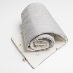 Layette Sengerand af bambus og antiallergisk ndbart silikone nonwoven