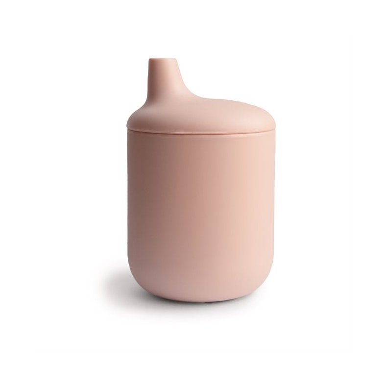 Mushie Silicone Sippy Cup - Blush