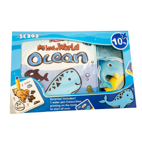 Magni-badebog med farvelgning-badedyr