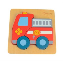 Magni Brandbil pulespil 100 % FSC tr