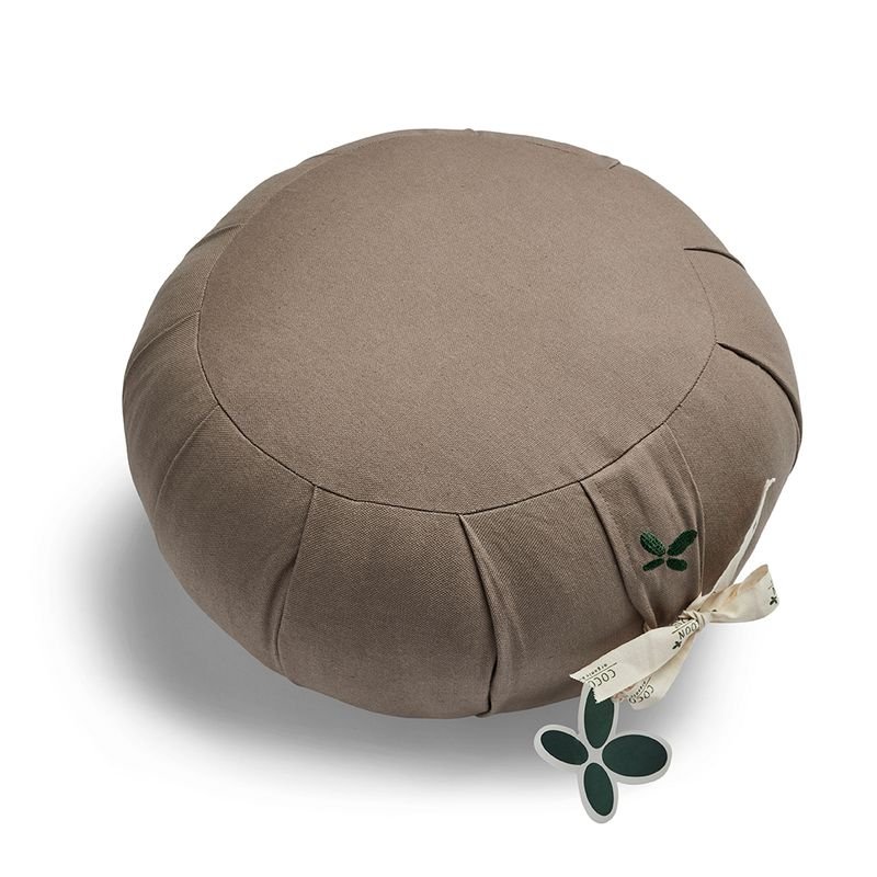 Cocoon meditationsPude-Rund-økologisk kapok Zafu-Cool gray - Cocoon ...