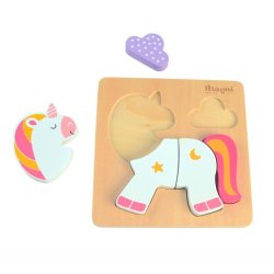 Magni Enhjrning puslespil 100 % FSC tr