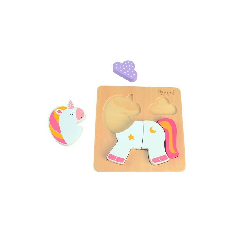 Magni Enhjrning puslespil 100 % FSC tr