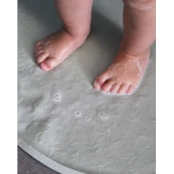 Natruba rund bademtte-med bladmnster-Gr