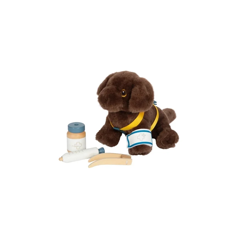 Small foot hund med taske og plejes�t