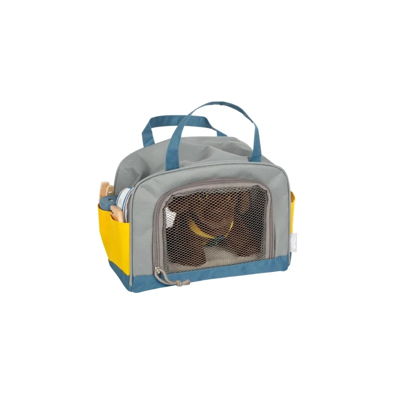 Small foot hund med taske og plejes�t