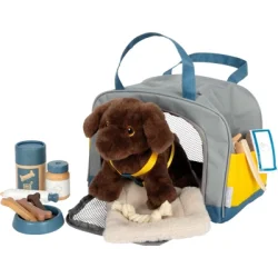 Small foot hund med taske og plejes�t