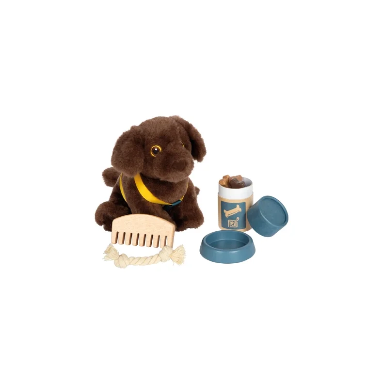 Small foot hund med taske og plejes�t