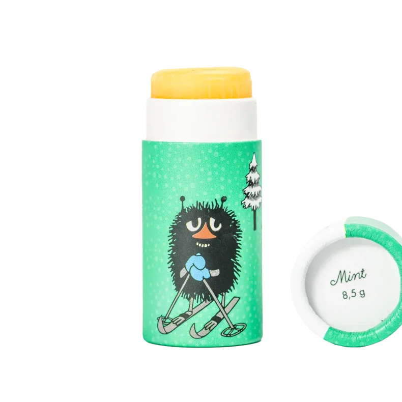 Moomin by G&L - L�bepomade af bivoks med mint-8,5 g