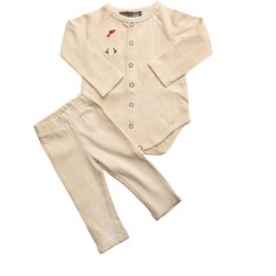 Hanevild Leo leggings-Summer sand 