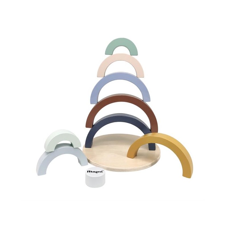 Magni Regnbue puslespil i 100% FSC tr