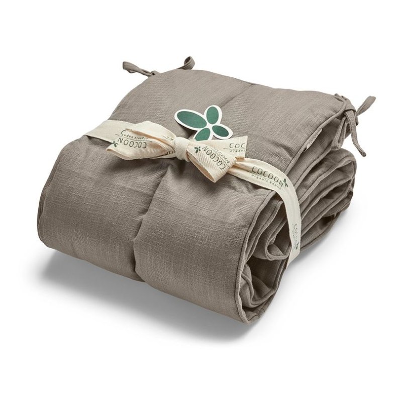 Cocoon kapok sengerand til vugge 24x130 -dusted brown