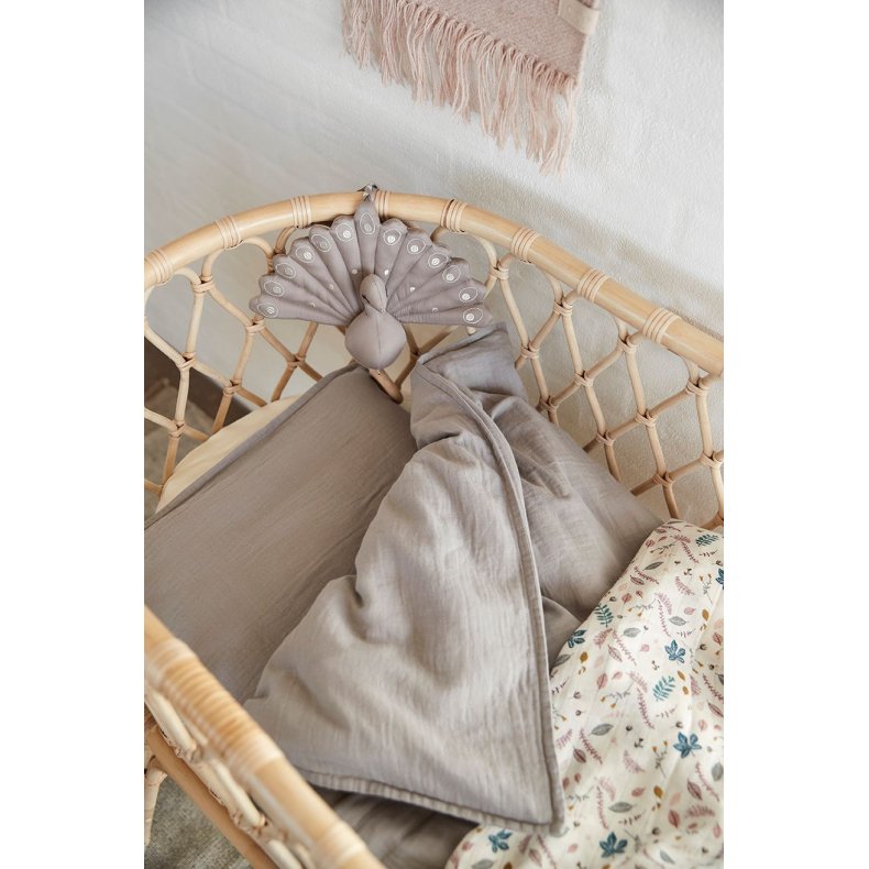 Cocoon kologisk sengetj baby - Wallaby Brown - 40x45 / 70x100 cm.